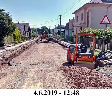Oprava silnice a chodníků v Třebihošti 8.5.-31.7.2019